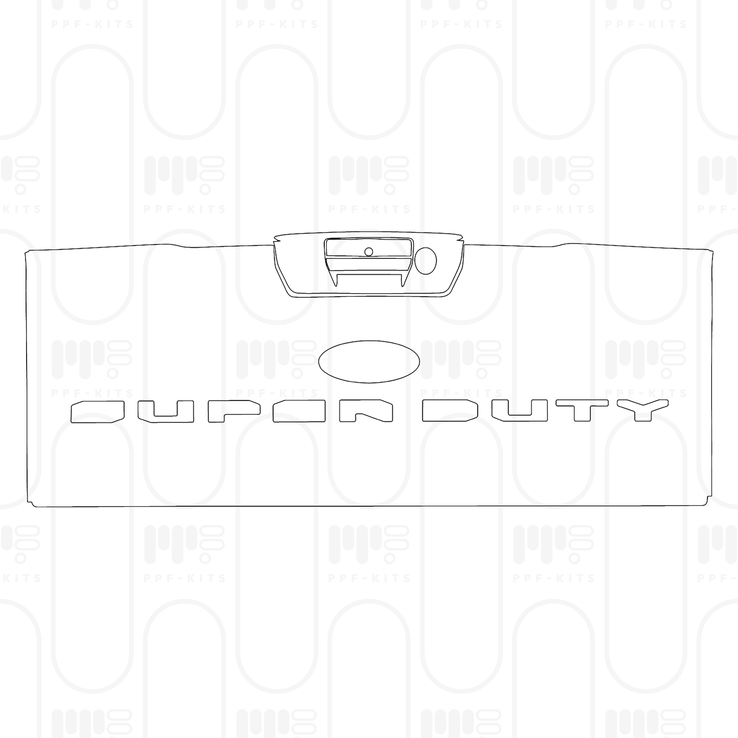 PPF prédécoupé Ford Super Duty F-350 Crew Cab XLT 2026