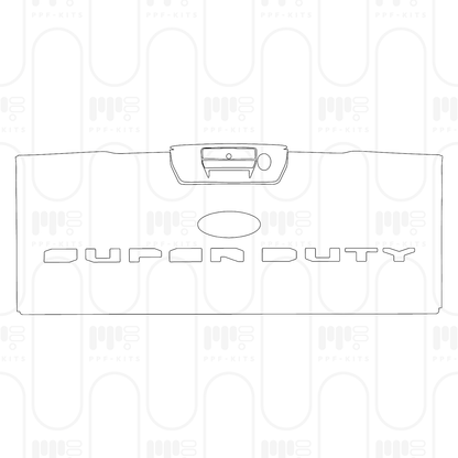 PPF prédécoupé Ford Super Duty F-350 Crew Cab XLT 2026