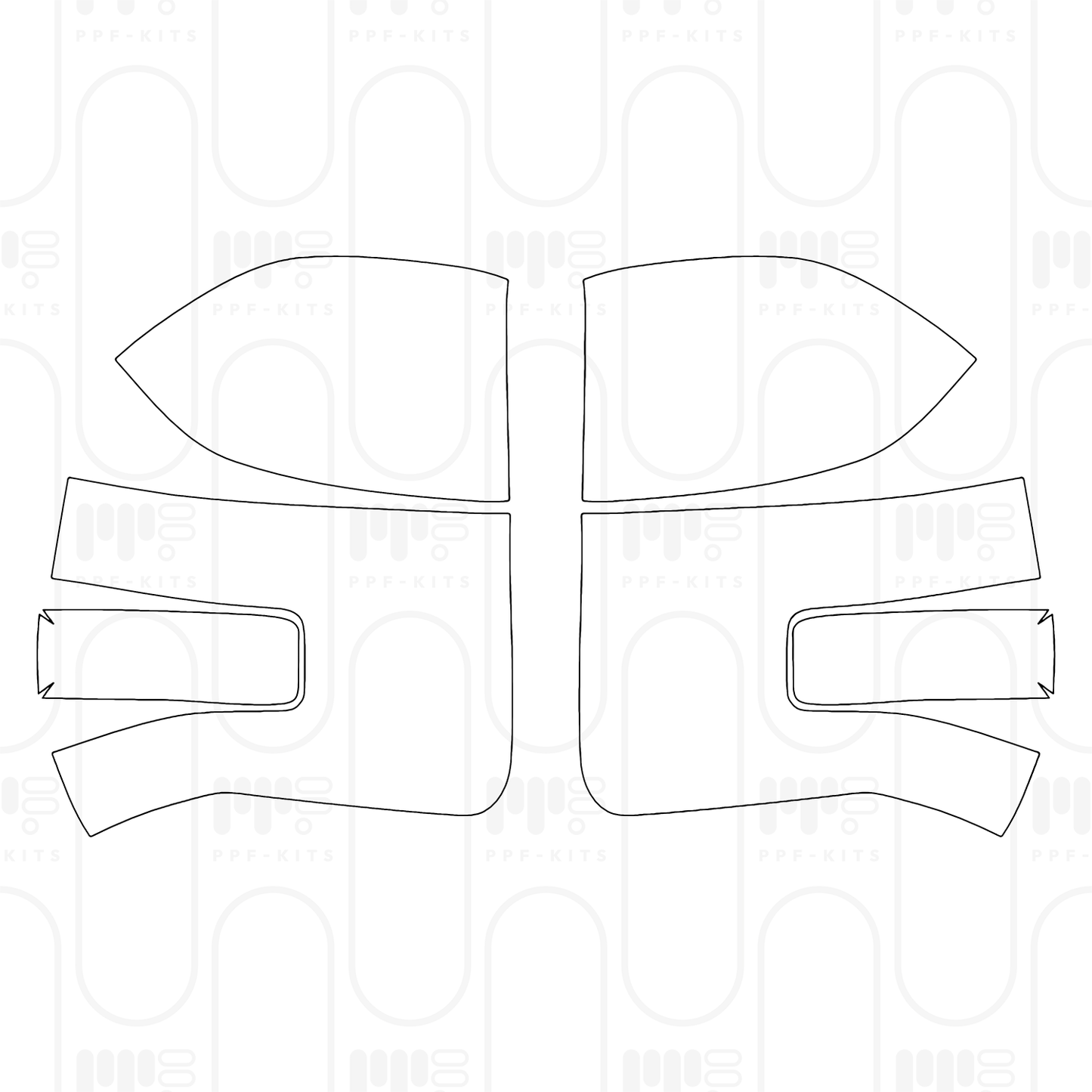 PPF prédécoupé Ford Super Duty F-250 Crew Cab Platinum 2026