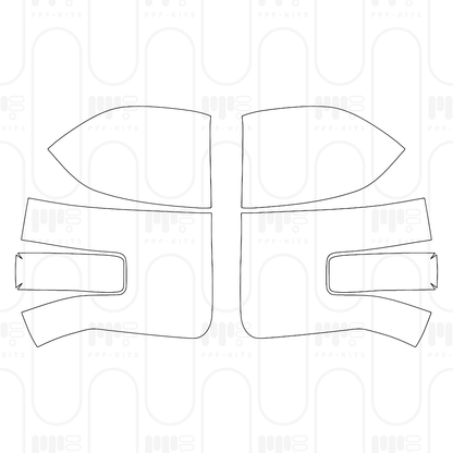 PPF prédécoupé Ford Super Duty F-250 Crew Cab Platinum 2026