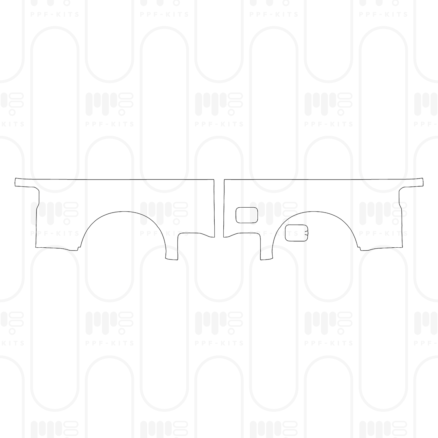 PPF prédécoupé Ford Super Duty F-350 Crew Cab XLT 2026