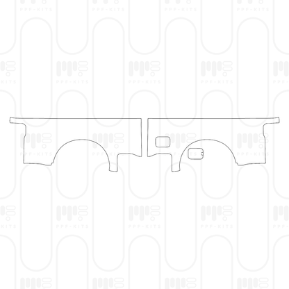 PPF prédécoupé Ford Super Duty F-350 Crew Cab XLT 2026