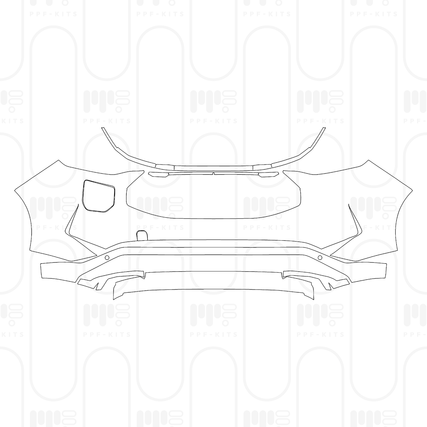 PPF prédécoupé Ford E-Transit Custom (EU) Sport 2025