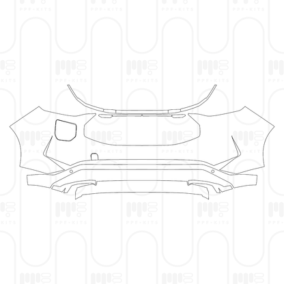 PPF prédécoupé Ford E-Transit Custom (EU) Sport 2025