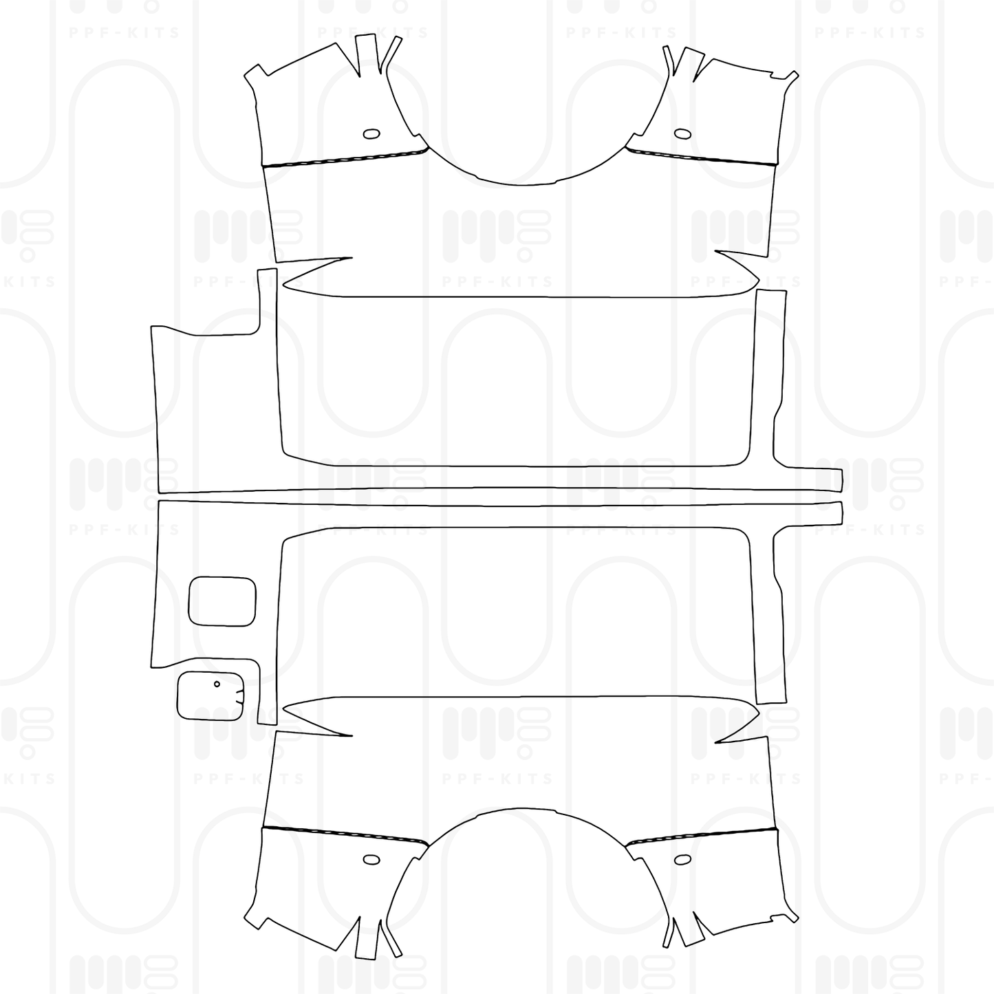 PPF prédécoupé Ford Super Duty F-450 Lariat 2025