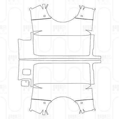 PPF prédécoupé Ford Super Duty F-450 Lariat 2025