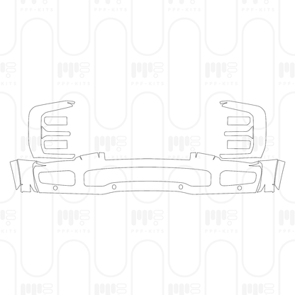 PPF prédécoupé Ford Super Duty F-450 Platinum 2025