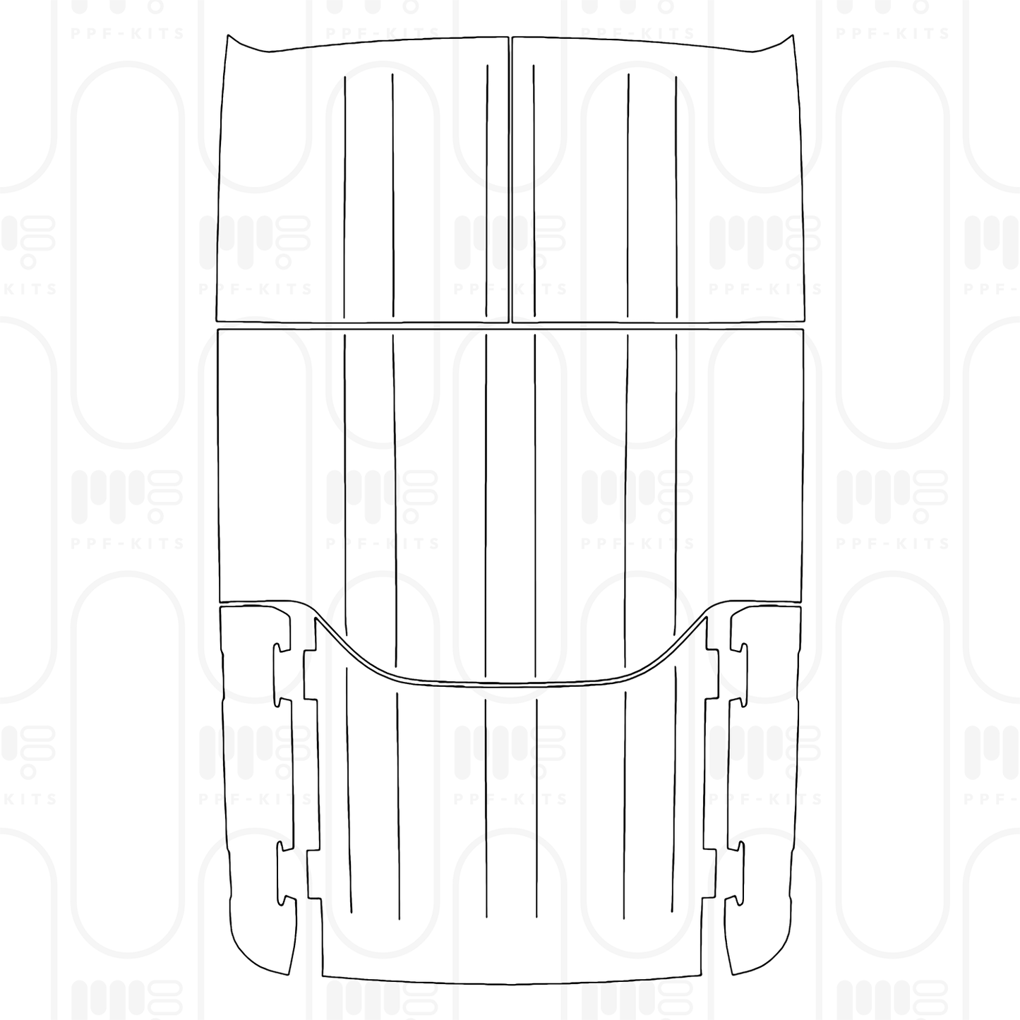 PPF prédécoupé Ford Bronco 4 Door Big Bend 2025