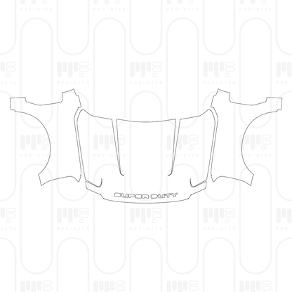 PPF prédécoupé Ford Super Duty F-350 Crew Cab XLT 2026