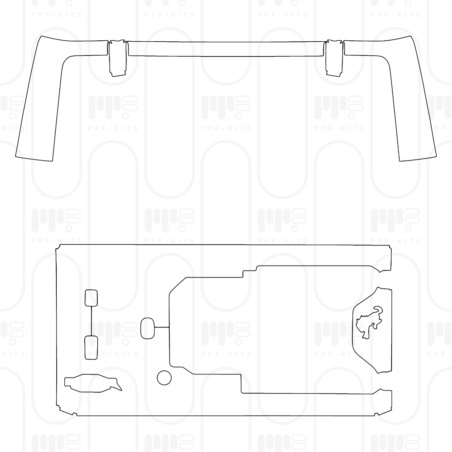 PPF prédécoupé Ford Bronco 4 Door Raptor 2025