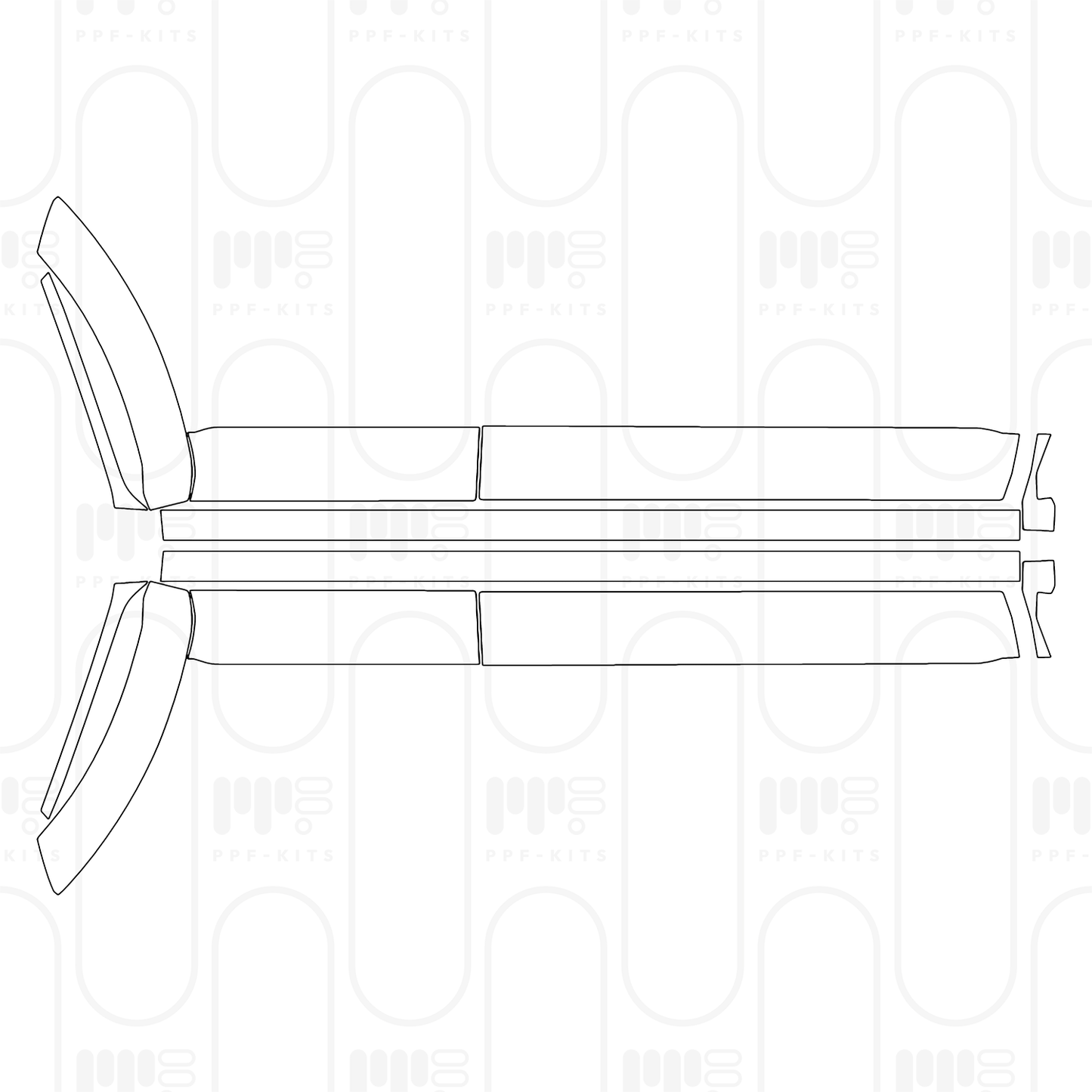 PPF prédécoupé Ford Bronco 4 Door Raptor 2025