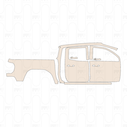 PPF prédécoupé GMC Canyon AT4X 2026