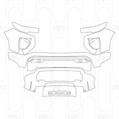 PPF prédécoupé GMC Canyon AT4X 2025