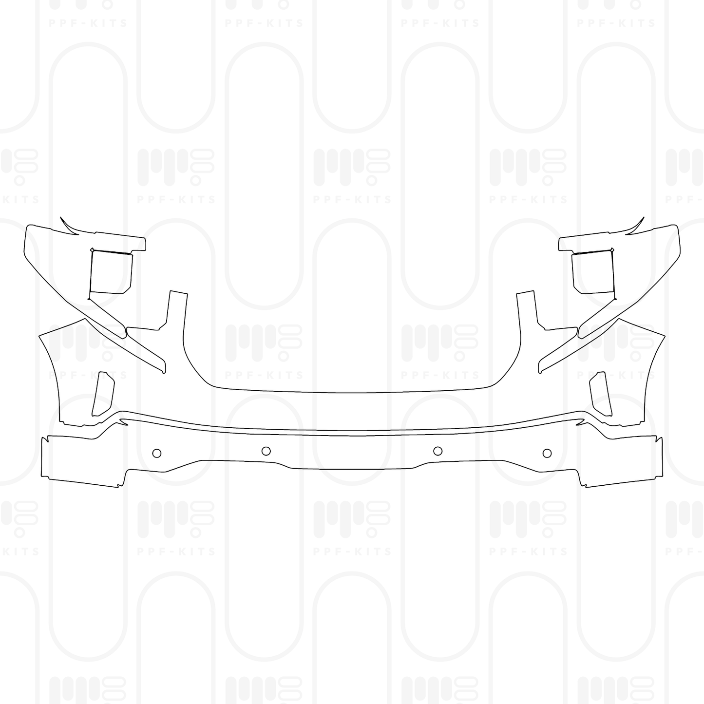 PPF prédécoupé GMC Sierra 1500 Crew Cab ELEVATION 2025