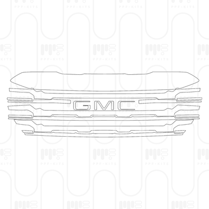 PPF prédécoupé GMC Sierra 1500 Crew Cab ELEVATION 2025