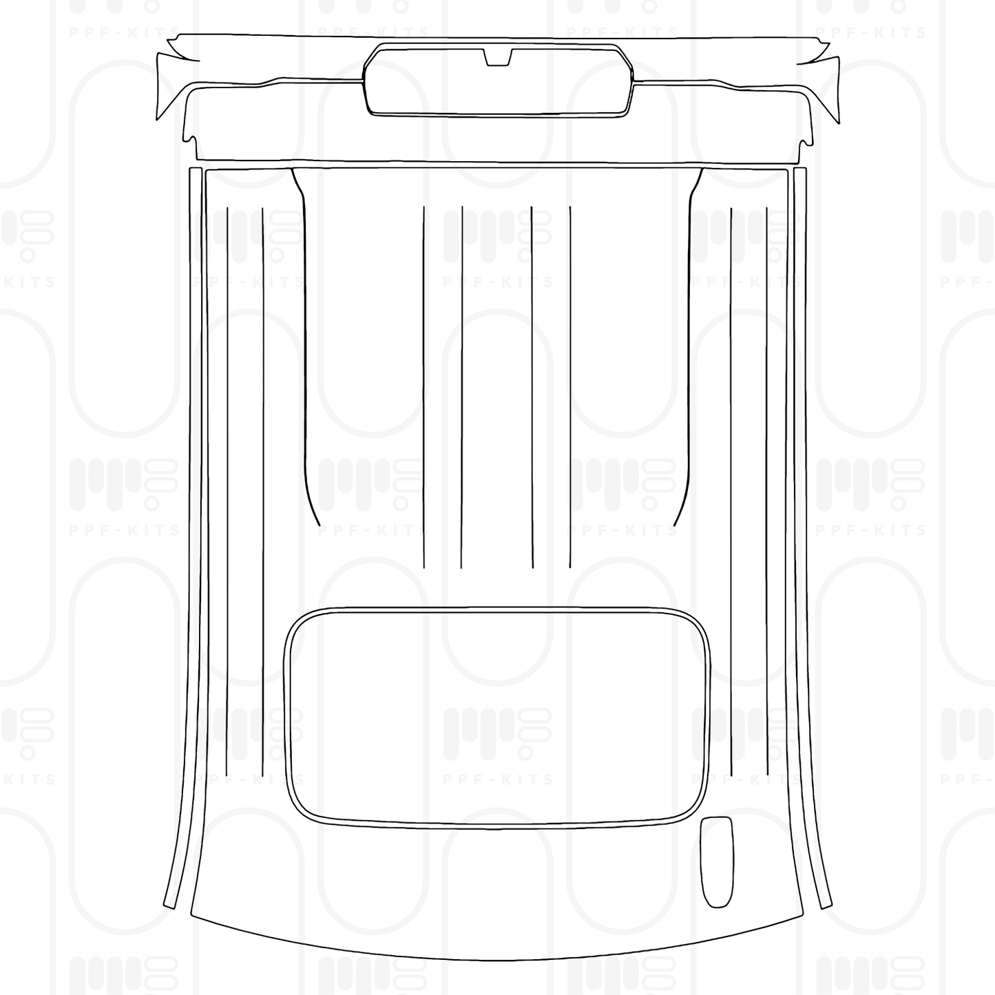 PPF prédécoupé GMC Sierra 1500 Crew Cab ELEVATION 2025
