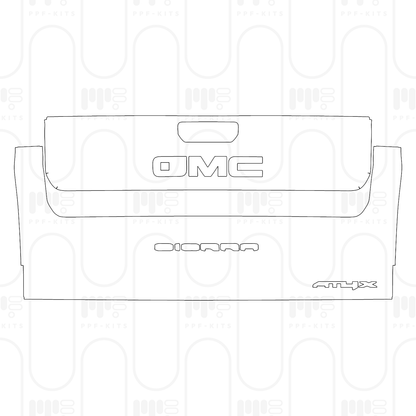 PPF prédécoupé GMC Sierra 1500 Crew Cab ELEVATION 2025