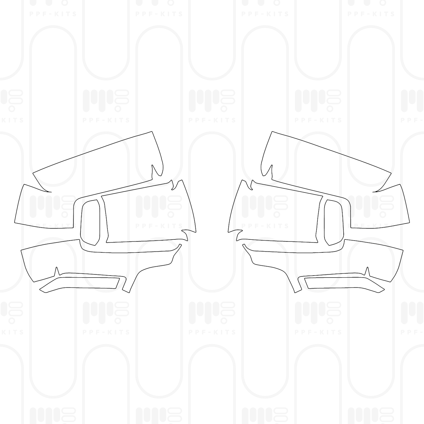 PPF prédécoupé GMC Sierra 1500 Crew Cab ELEVATION 2025