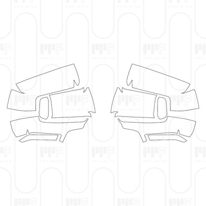 PPF prédécoupé GMC Sierra 1500 Crew Cab ELEVATION 2025