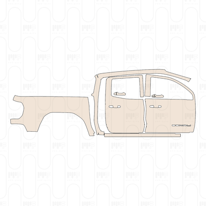 PPF prédécoupé GMC Canyon Denali 2025