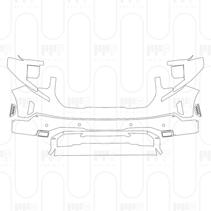 PPF prédécoupé GMC Sierra 1500 Crew Cab AT4 2025