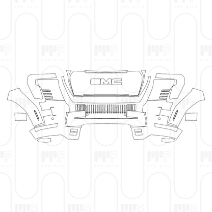 PPF prédécoupé GMC Sierra EV Max Range Denali 2025
