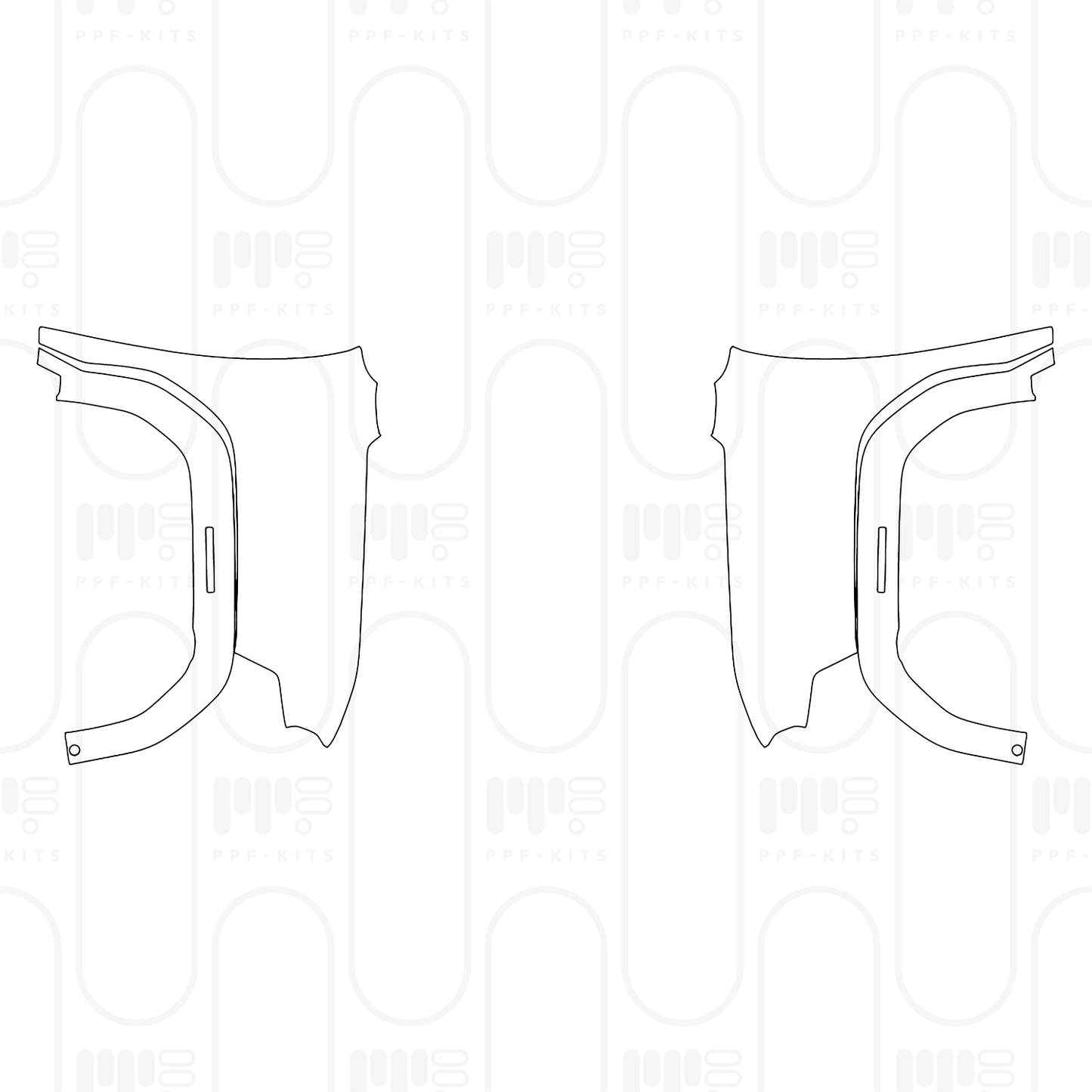 PPF prédécoupé GMC Sierra EV Max Range Denali 2025