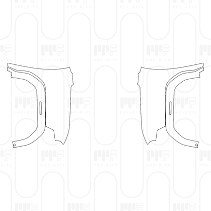 PPF prédécoupé GMC Sierra EV Max Range Denali 2025