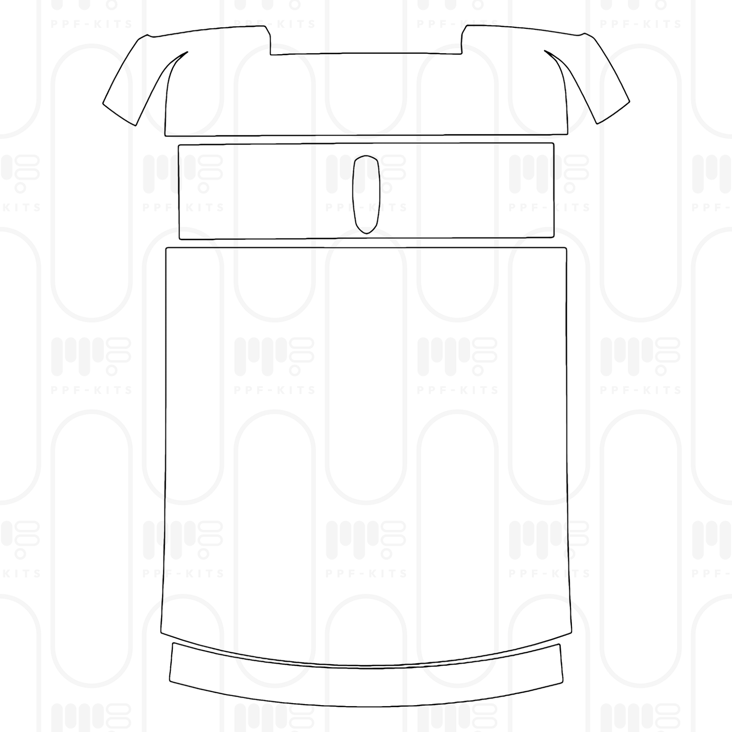 PPF prédécoupé GMC Sierra EV Max Range Denali 2025