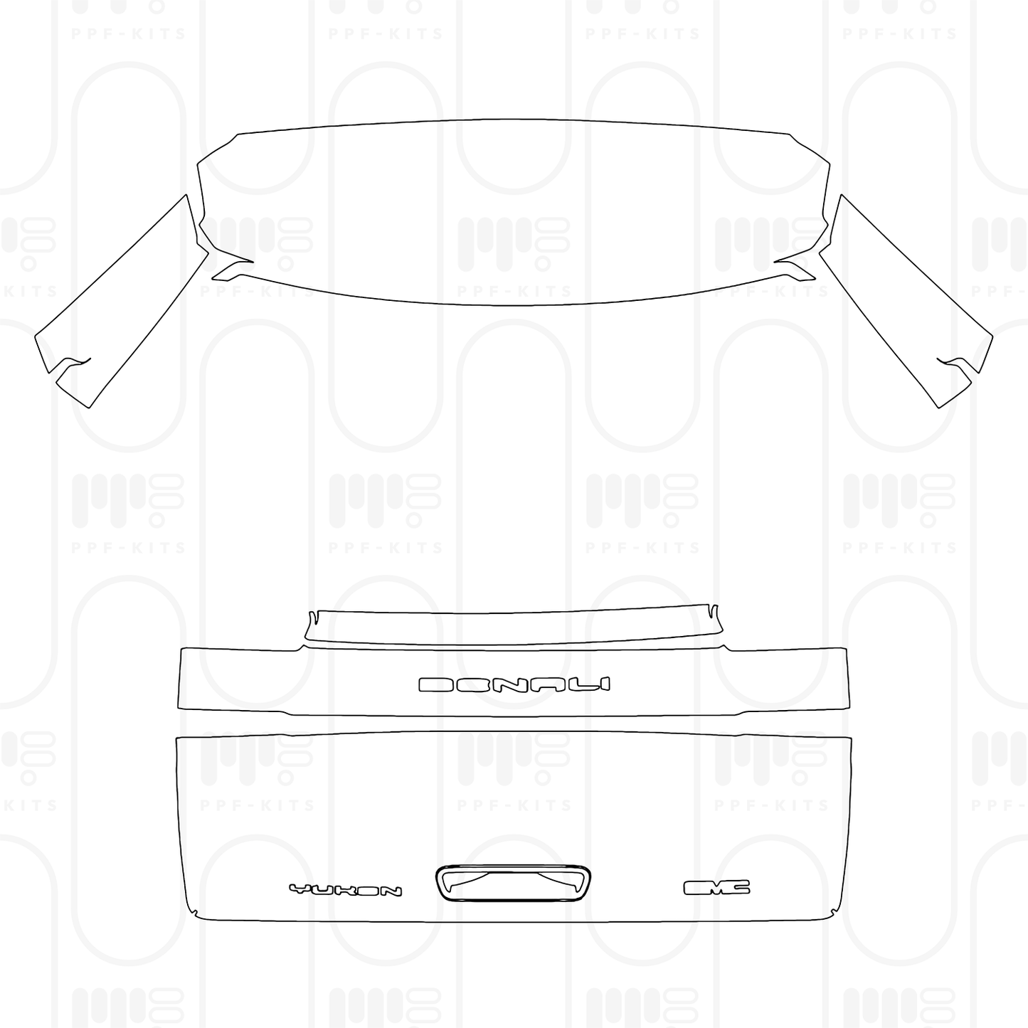 PPF prédécoupé GMC Yukon Denali 2026