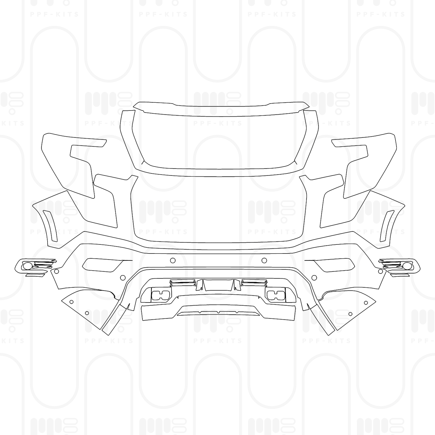 PPF prédécoupé GMC Yukon AT4 2026