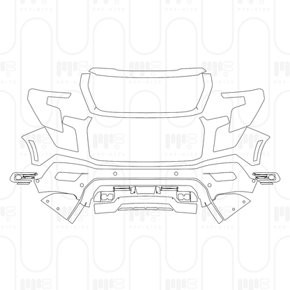 PPF prédécoupé GMC Yukon AT4 2026