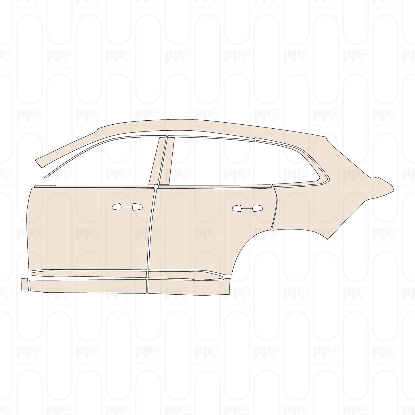 PPF prédécoupé Geely Monjaro 2025