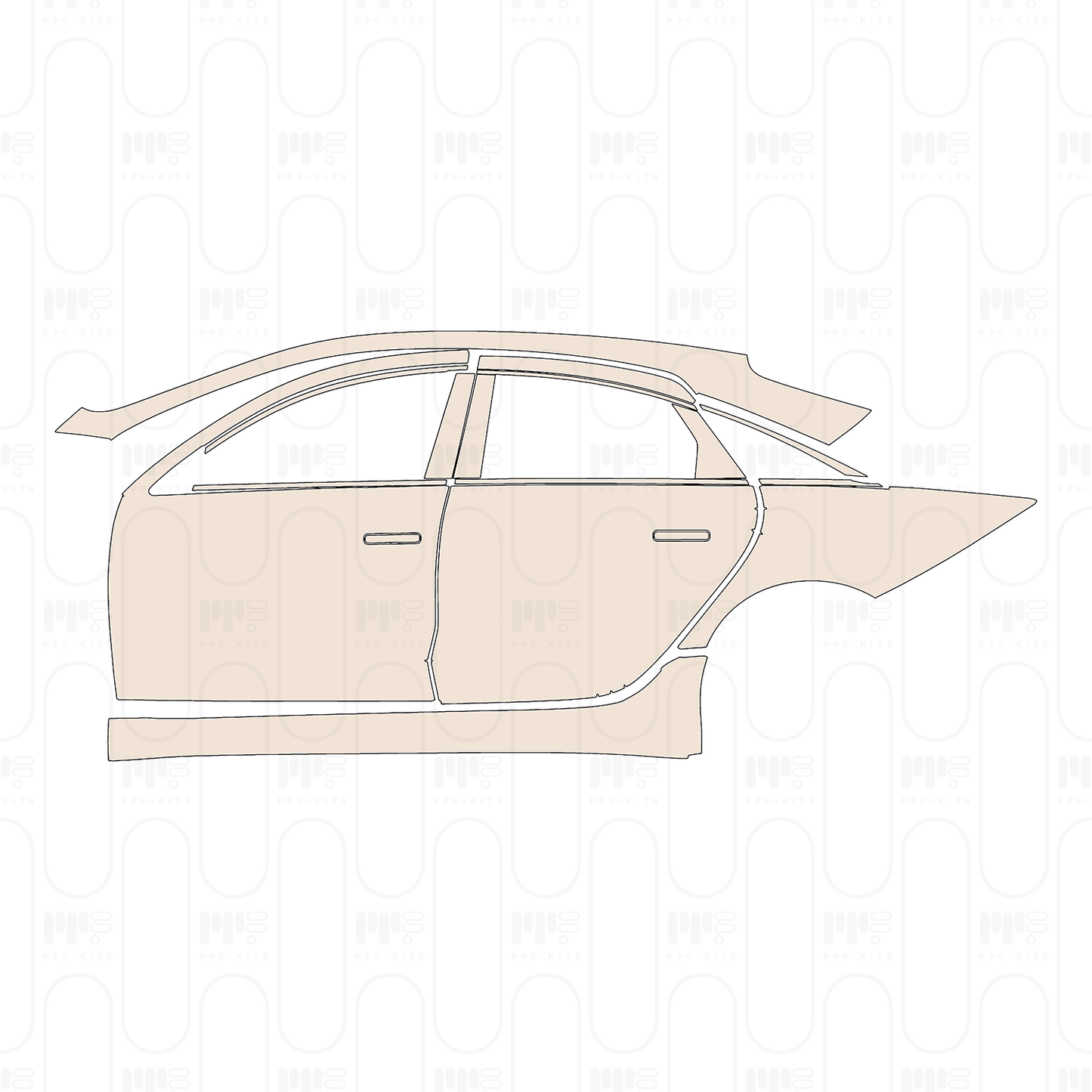 PPF prédécoupé Hyundai IONIQ 6 (US) SEL 2025