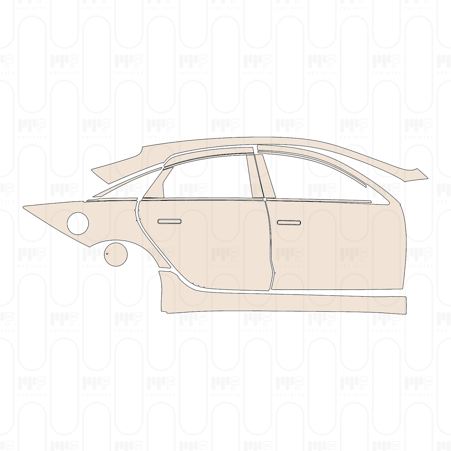 PPF prédécoupé Hyundai IONIQ 6 (US) SEL 2025