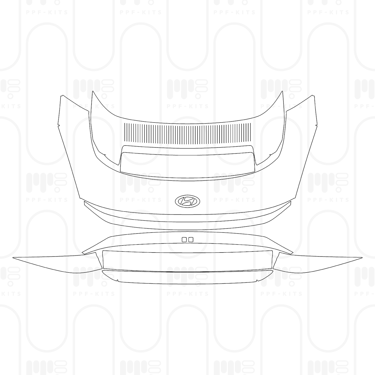 PPF prédécoupé Hyundai IONIQ 6 (US) Limited 2025