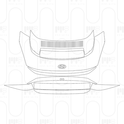 PPF prédécoupé Hyundai IONIQ 6 (US) Limited 2025