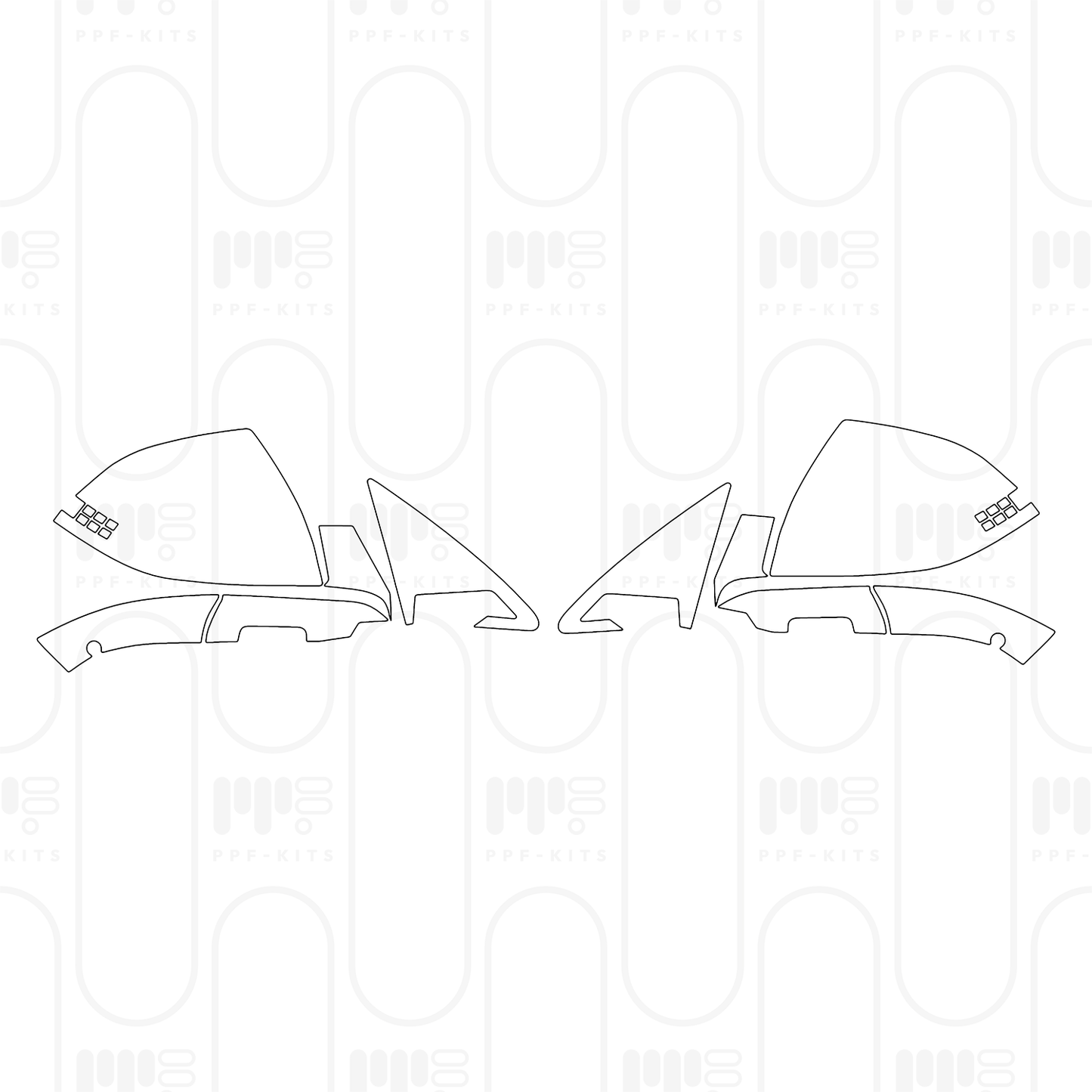 PPF prédécoupé Hyundai IONIQ 6 (US) Limited 2025