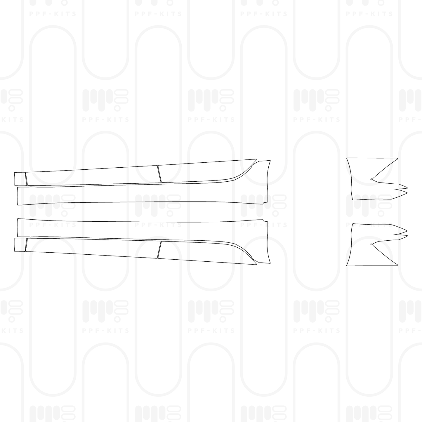 PPF prédécoupé Hyundai IONIQ 6 (US) Limited 2025