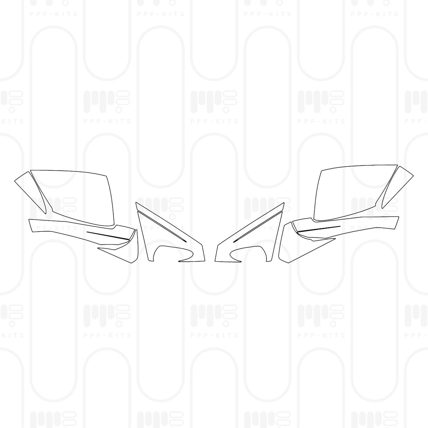 PPF prédécoupé KIA EV6 (EU) Air 2026