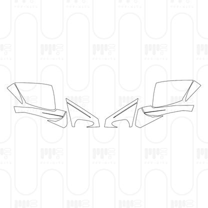 PPF prédécoupé KIA EV6 (EU) Air 2026