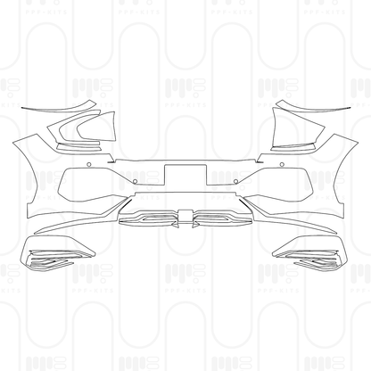 PPF prédécoupé KIA EV6 (US) GT-Line 2025