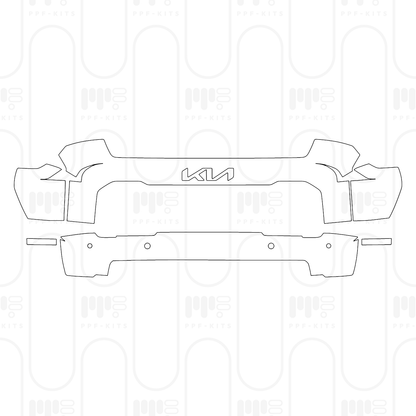 PPF prédécoupé KIA Tasman Pick-up S 2025