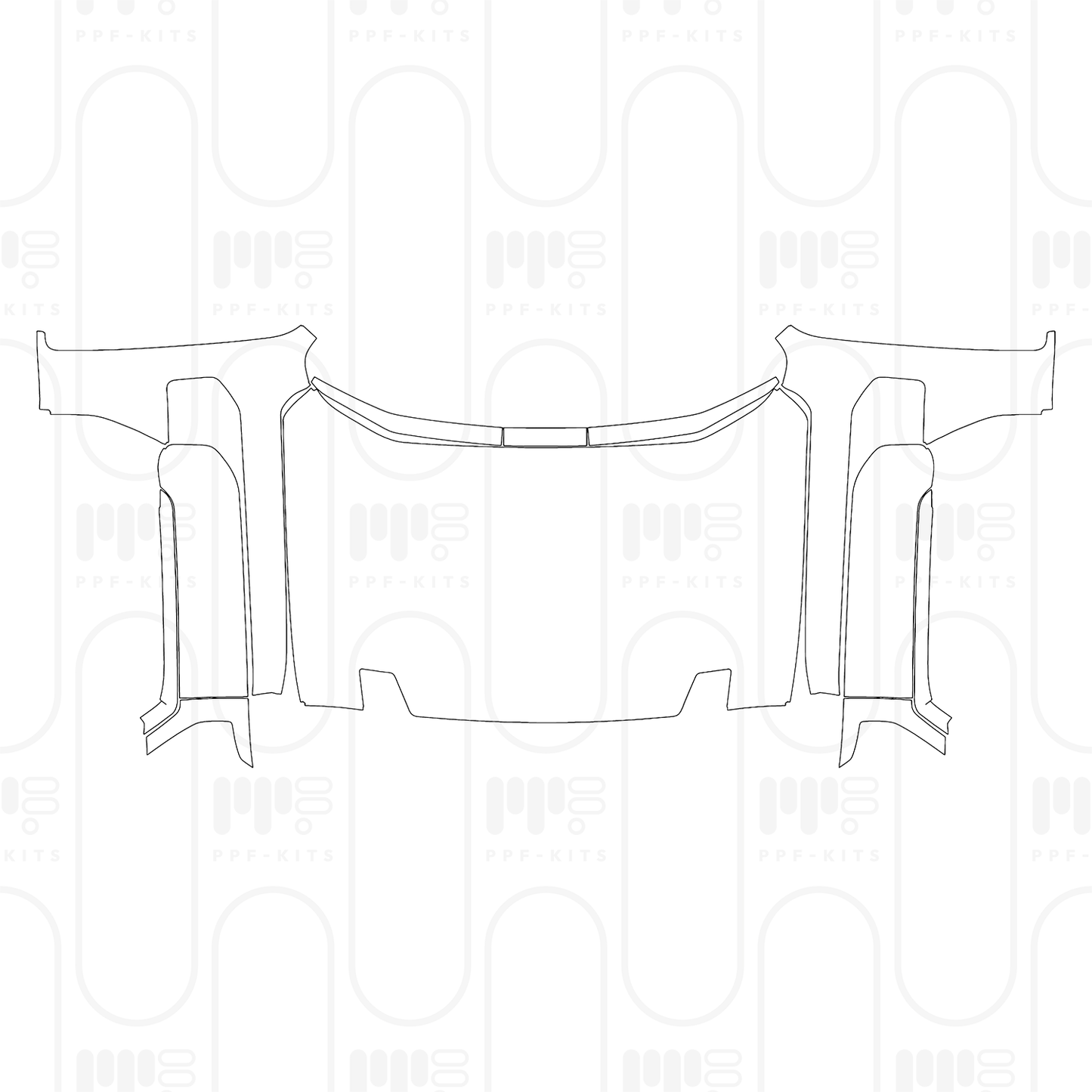 PPF prédécoupé KIA Tasman Pick-up S 2025