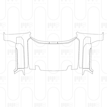 PPF prédécoupé KIA Tasman Pick-up S 2025