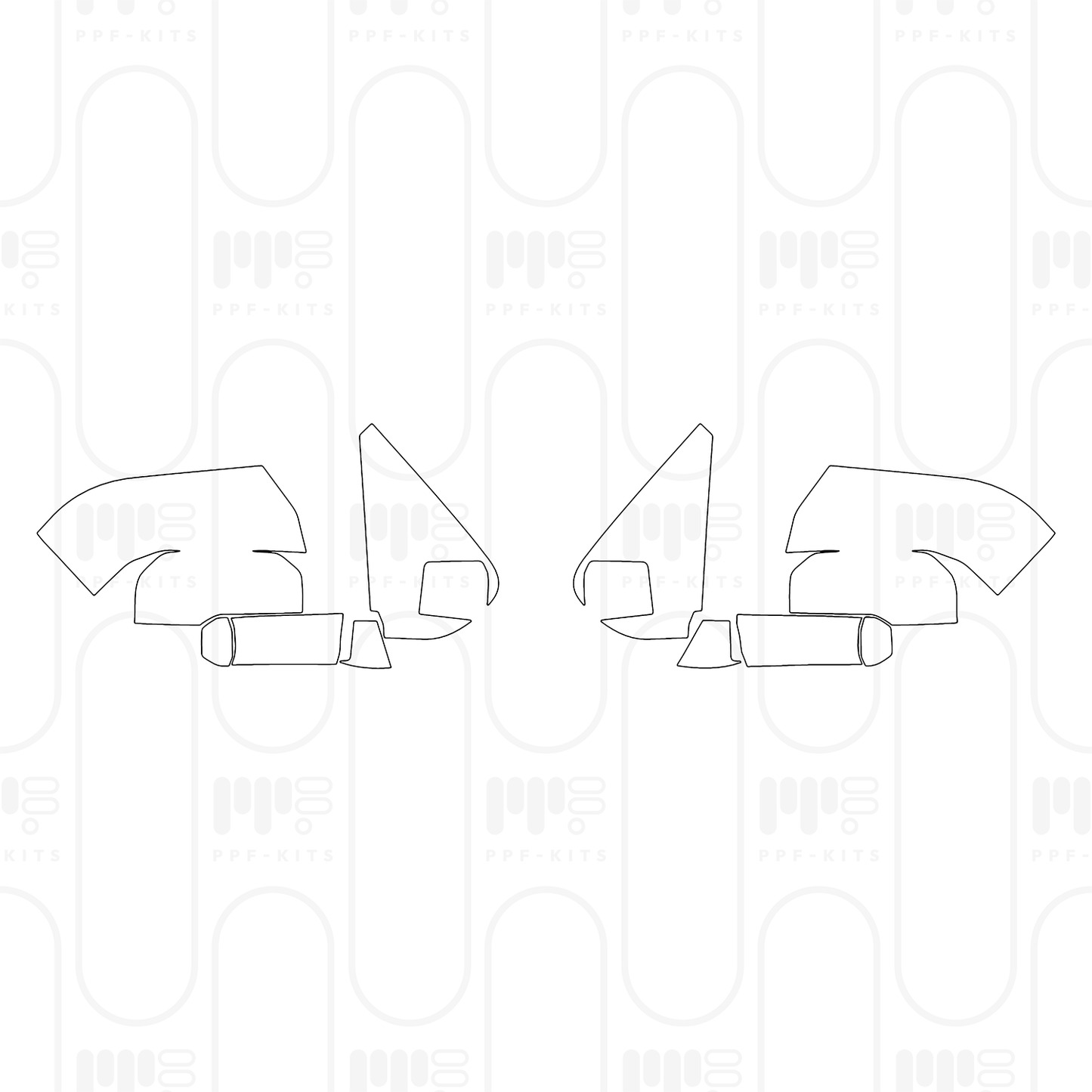 PPF prédécoupé KIA Tasman Pick-up S 2025