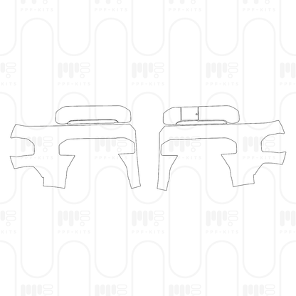 PPF prédécoupé KIA Tasman Pick-up S 2025