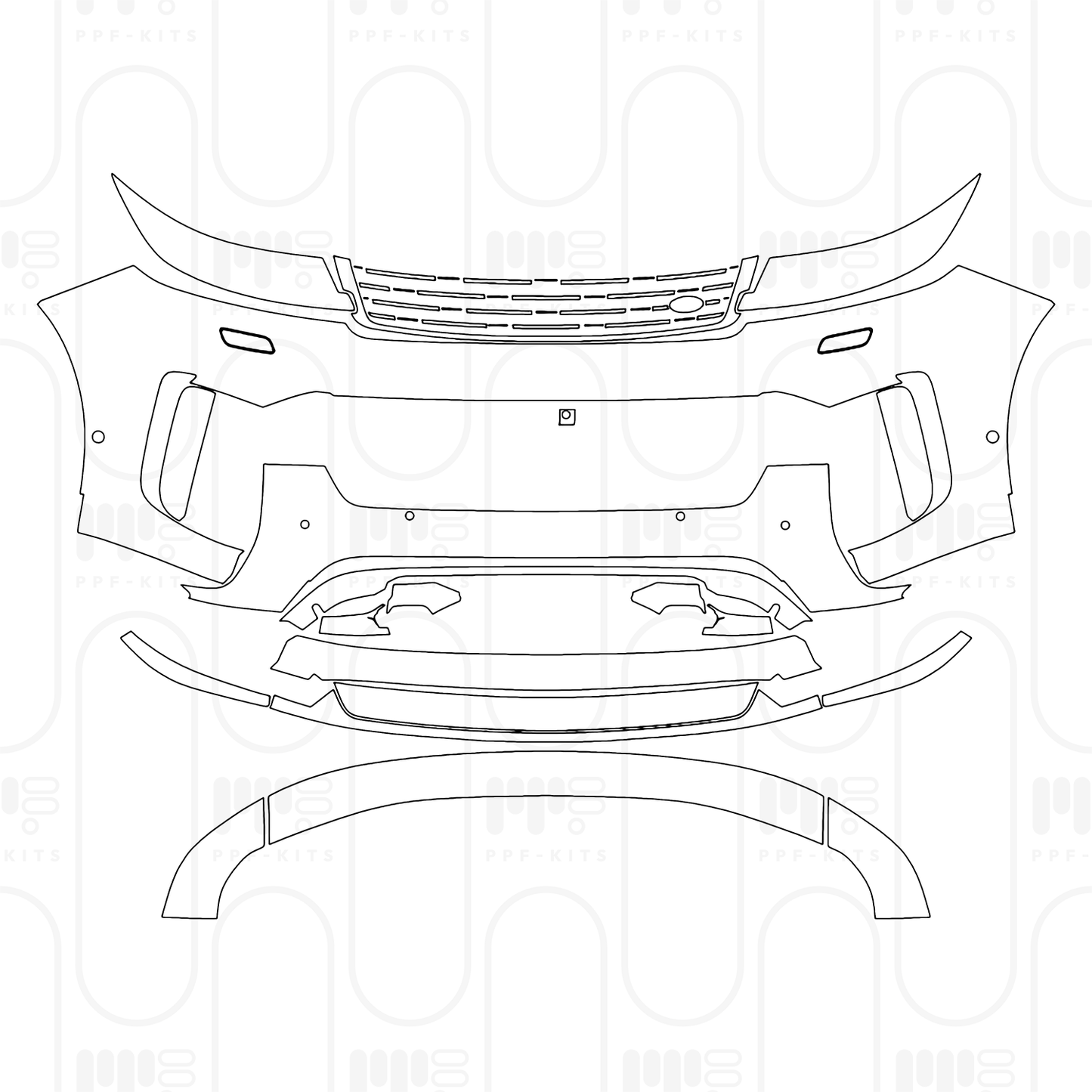 PPF prédécoupé Land Rover Range Rover Sport SV Edition One 2025