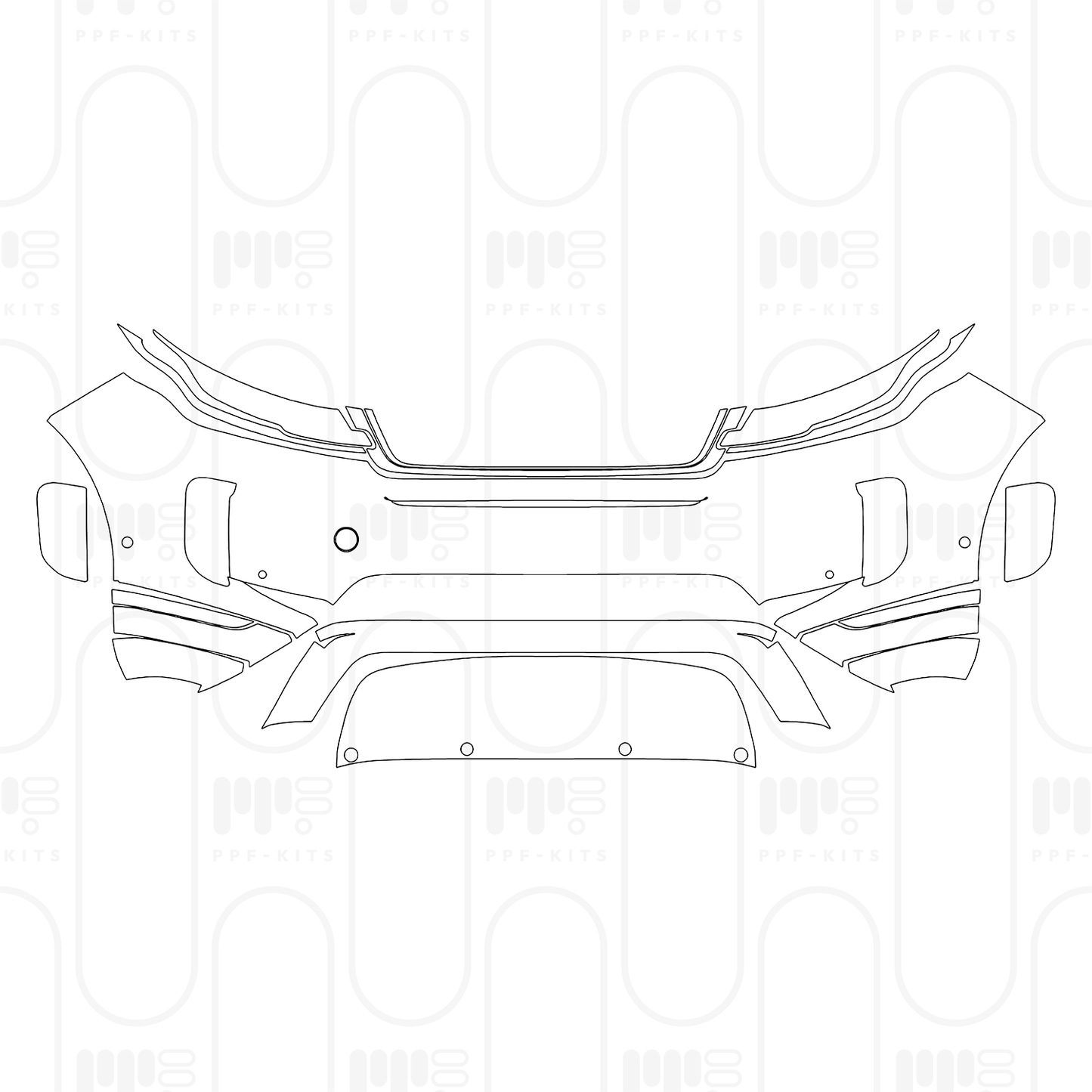 PPF prédécoupé Land Rover Range Rover Evoque Standard Wheelbase Base 2025