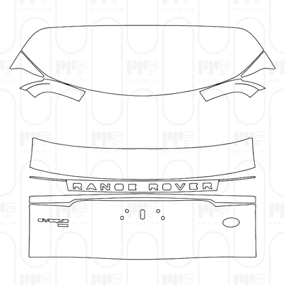 PPF prédécoupé Land Rover Range Rover Evoque Standard Wheelbase Base 2025